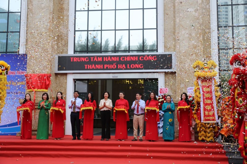 Khánh thành Trụ sở Trung tâm hành chính công thành phố Hạ Long. 