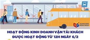 Hoạt động kinh doanh vận tải khách được hoạt động từ 12h ngày 6/2