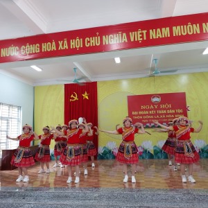 Ngày hội đại đoàn kết toàn dân tộc trên địa bàn xã Hòa Bình