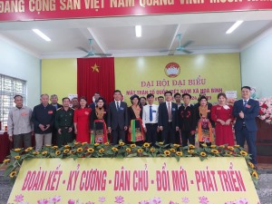 Đại hội Đại biểu MTTQ Việt Nam xã Hòa Bình lần thứ XVII nhiệm kỳ 2024-2029 
